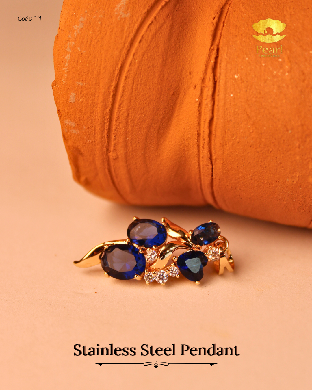 Stainless Gold-plated Pendant | P1