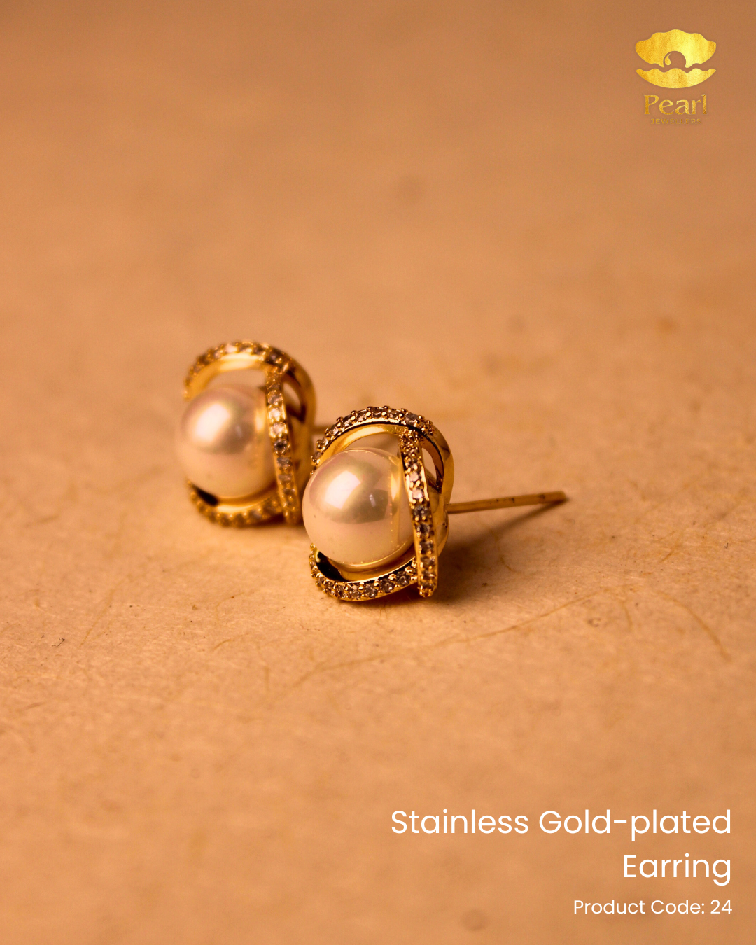 Stainless Gold-plated Top | 24