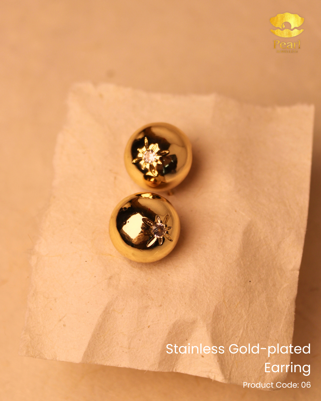 Stainless Gold-plated Top | 6
