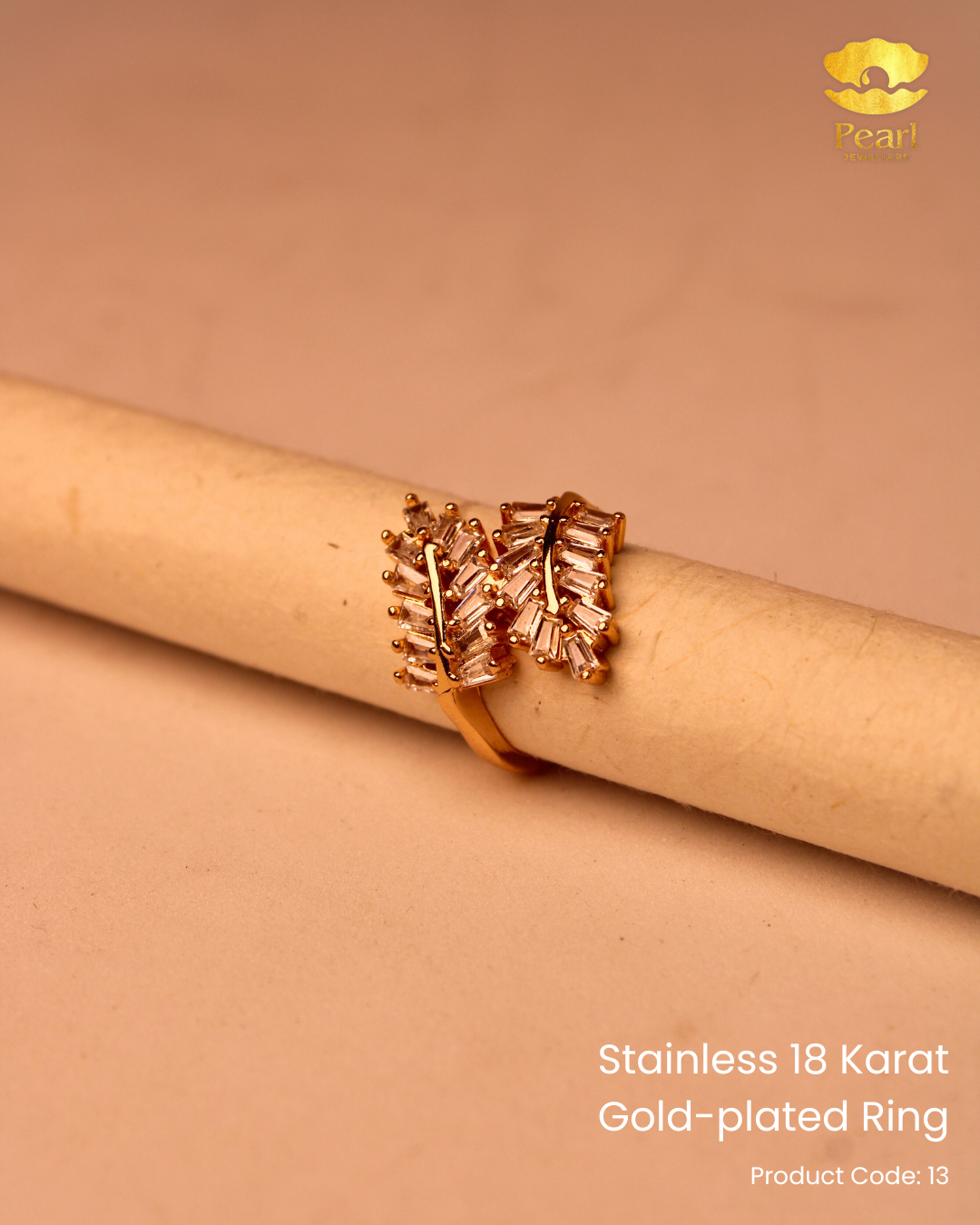 Stainless 18K Gold Plated Ring | 13