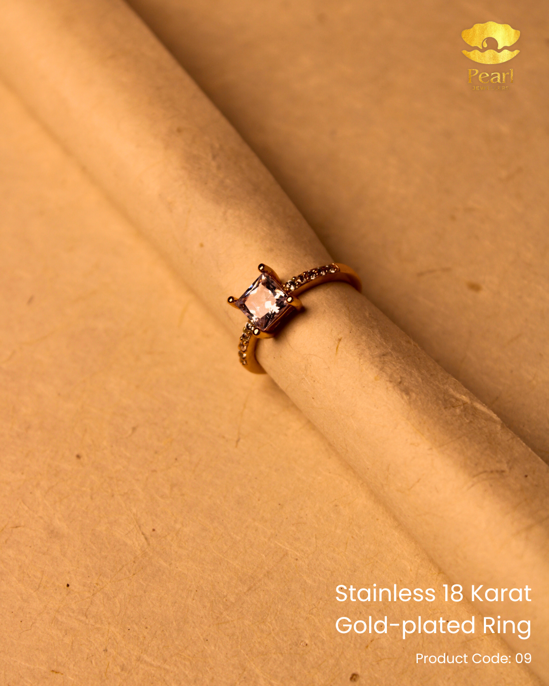 Stainless 18K Gold Plated Ring | 09