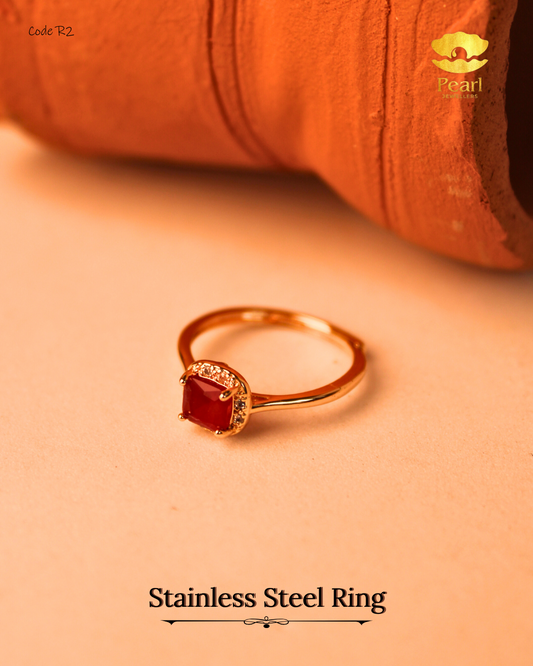 Stainless Gold-plated Ring | R2