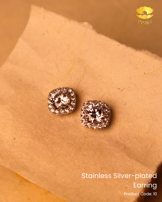 Stainless Silver-plated Top | 10