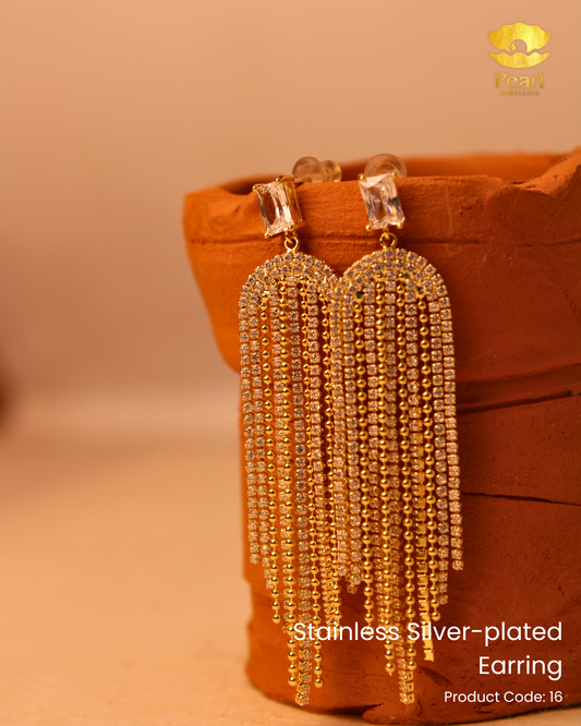 Stainless Silver-plated Top | 16