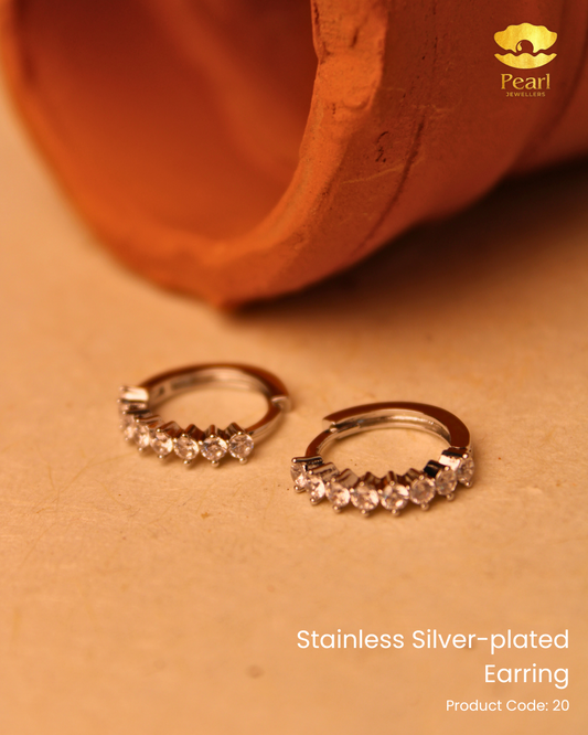 Stainless Silver-plated Top | 20