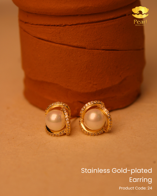 Stainless Gold-plated Top | 24