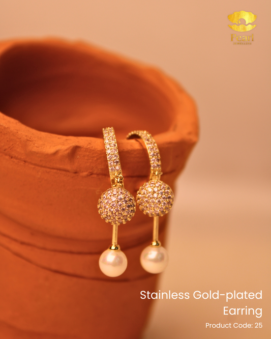 Stainless Gold-plated Top | 25