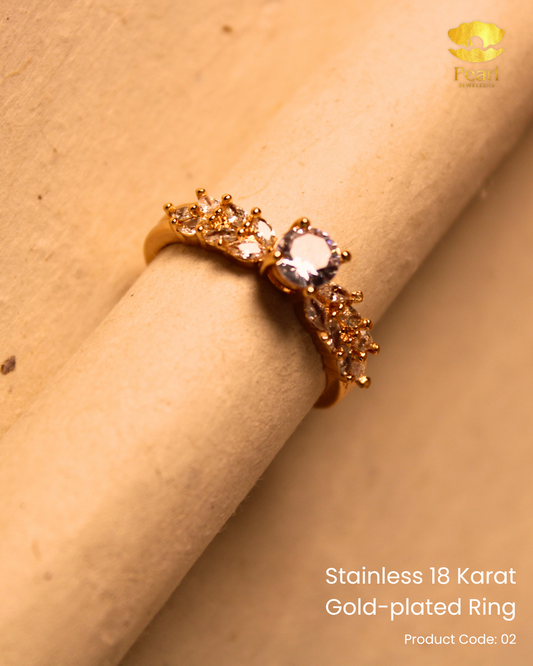 Stainless 18K Gold Plated Ring | 02
