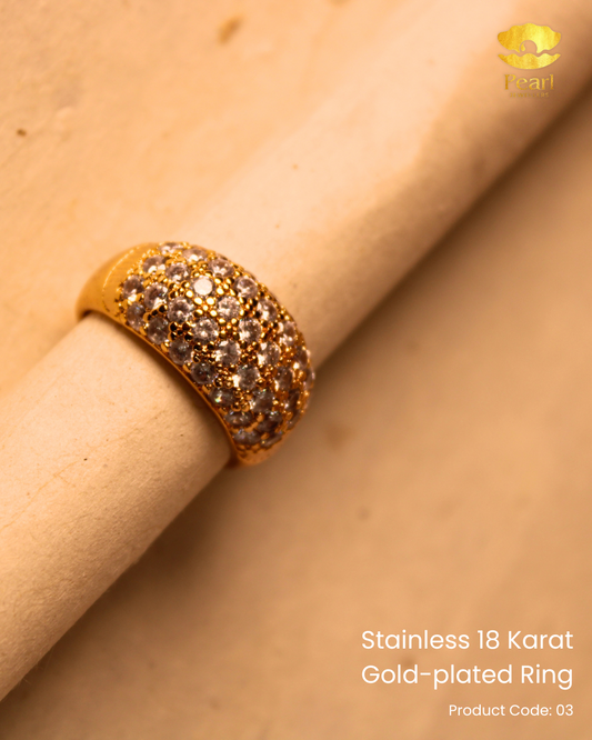 Stainless 18K Gold Plated Ring | 03