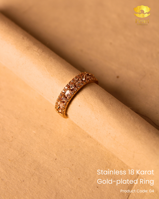 Stainless 18K Gold Plated Ring | 04