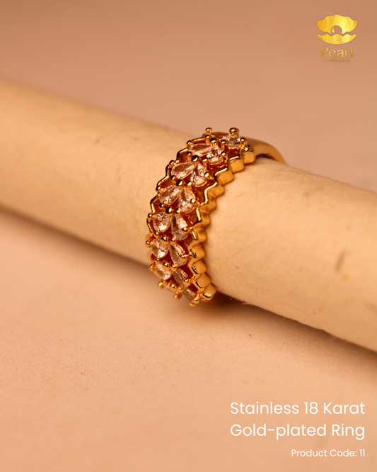 Stainless 18K Gold Plated Ring | 11
