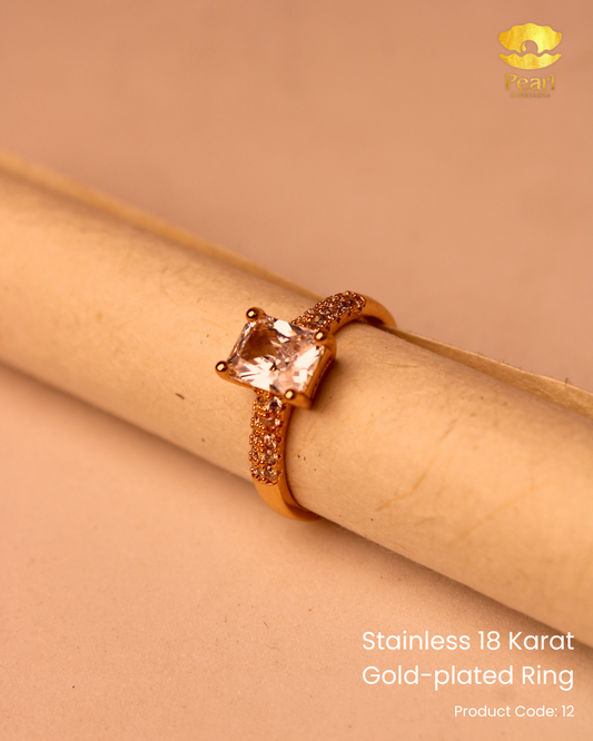 Stainless 18K Gold Plated Ring | 12