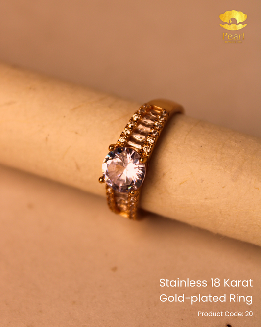 Stainless 18K Gold Plated Ring | 20