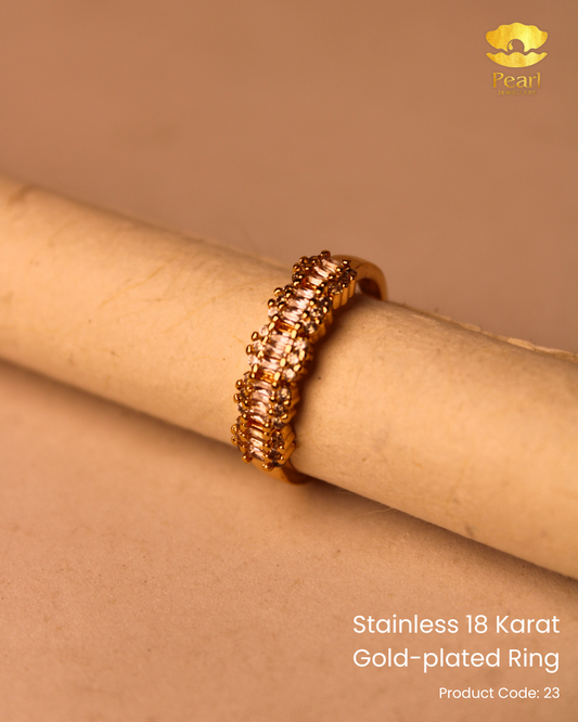 Stainless 18K Gold Plated Ring | 23