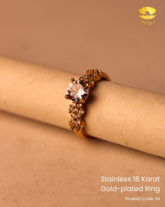 Stainless 18K Gold Plated Ring | 24