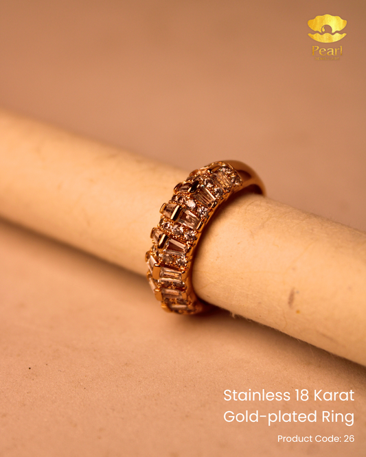 Stainless 18K Gold Plated Ring | 26