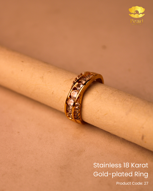 Stainless 18K Gold Plated Ring | 27
