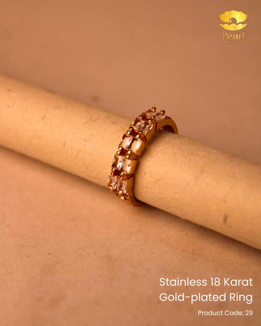 Stainless 18K Gold Plated Ring | 29