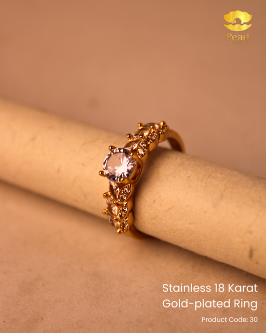 Stainless 18K Gold Plated Ring | 30