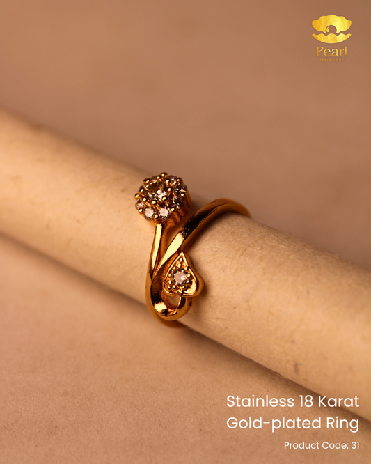 Stainless 18K Gold Plated Ring | 31