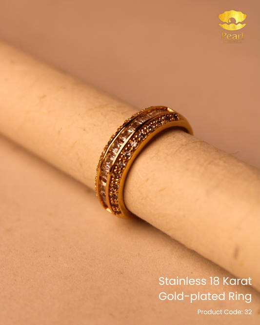 Stainless 18K Gold Plated Ring | 32