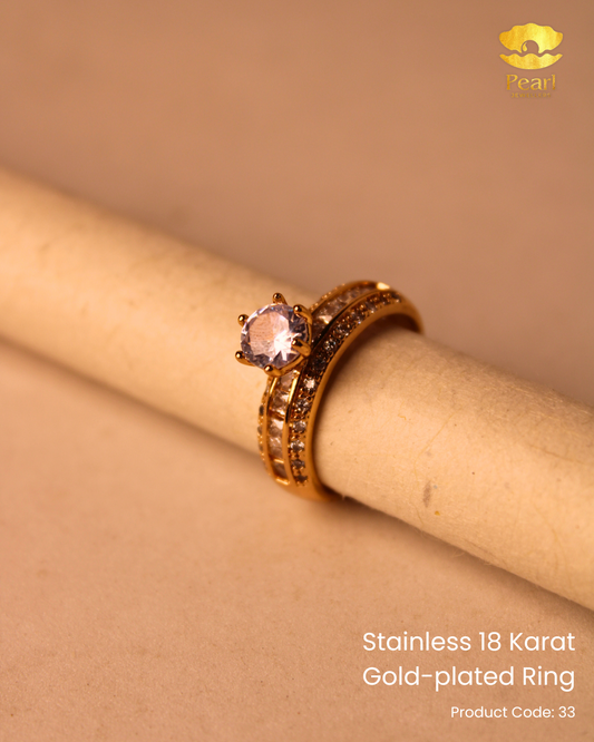 Stainless 18K Gold Plated Ring | 33