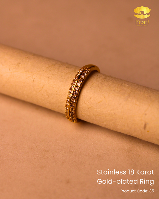 Stainless 18K Gold Plated Ring | 35