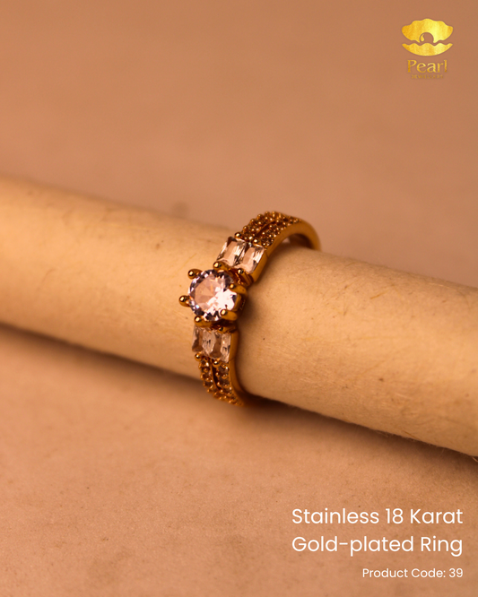Stainless 18K Gold Plated Ring | 39