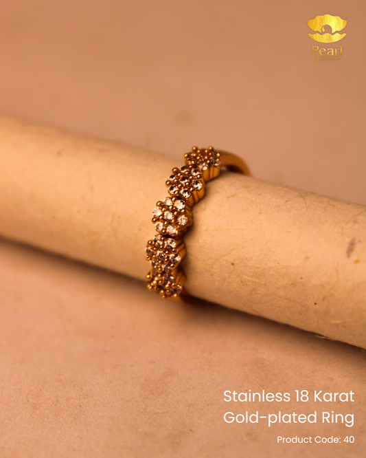 Stainless 18K Gold Plated Ring | 40