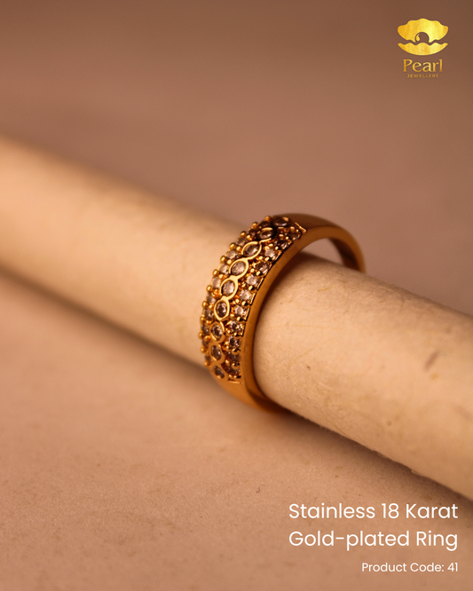 Stainless 18K Gold Plated Ring | 41