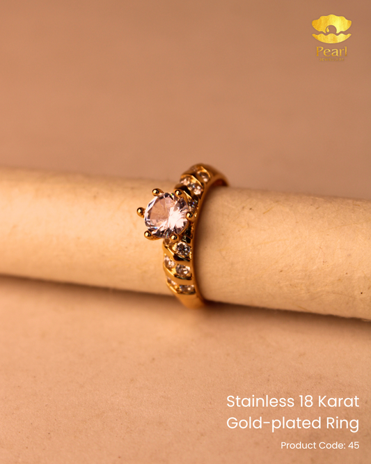 Stainless 18K Gold Plated Ring | 45