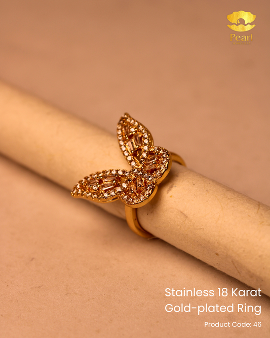 Stainless 18K Gold Plated Ring | 46