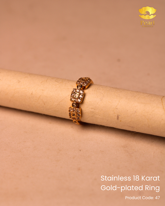 Stainless 18K Gold Plated Ring | 45
