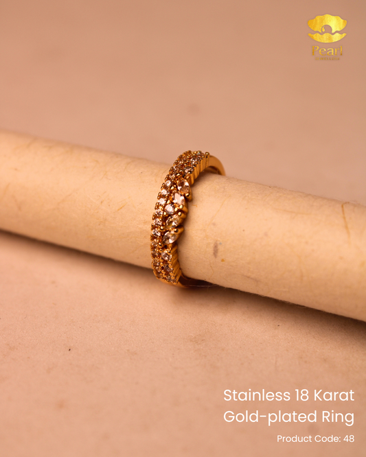 Stainless 18K Gold Plated Ring | 48
