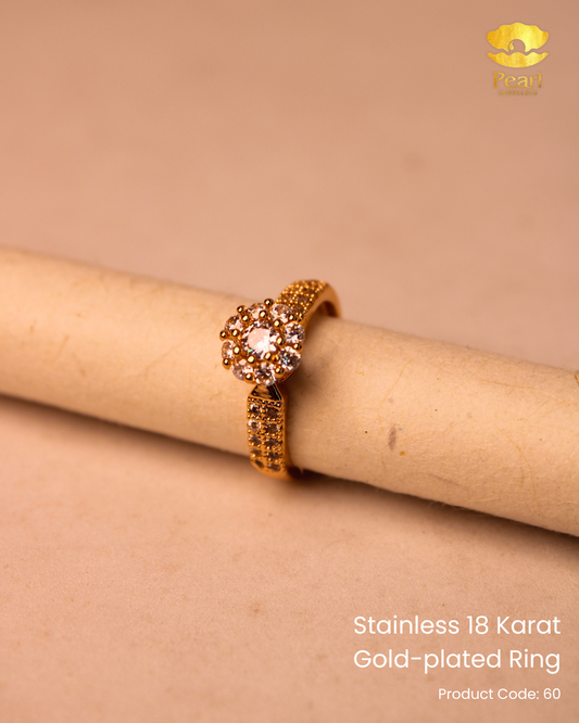 Stainless 18K Gold Plated Ring | 60