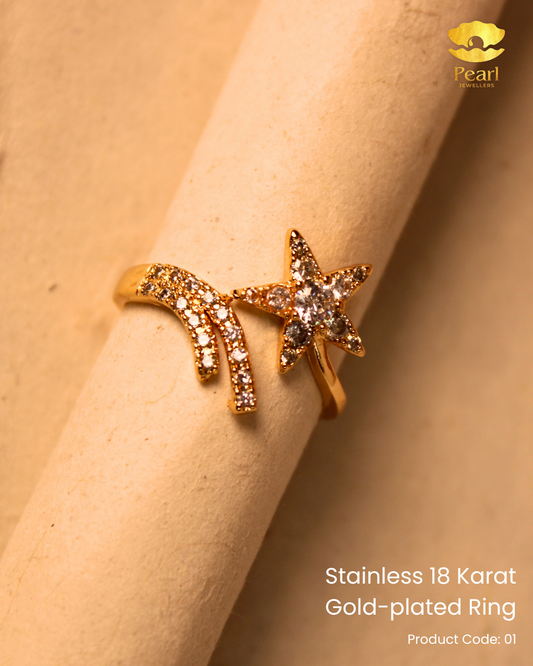 Stainless 18K Gold Plated Ring | 01