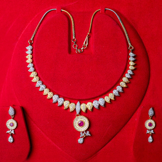 Ruby Necklace Set